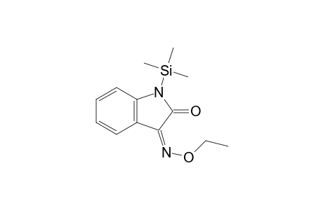 (3Z)-1-(Trimethylsilyl)-1H-indole-2,3-dione 3-(O-ethyloxime)