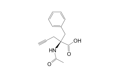 N-Acetyl-.alpha.-propargylphenylalanine