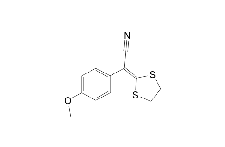 1,3-Dithiolan-2-ylidene(4-methoxyphenyl)acetonitrile
