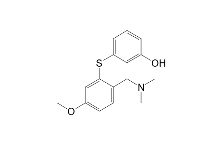 N,N-Dimethyl-2-[(3'-hydroxyphenyl)thio]-4-methoxybenzylamine
