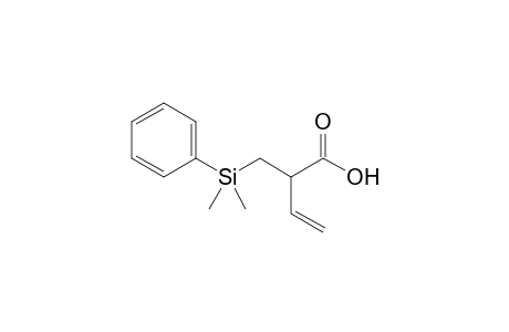2-[(Dimethylphenylsilyl)methyl]-3-butenoic acid