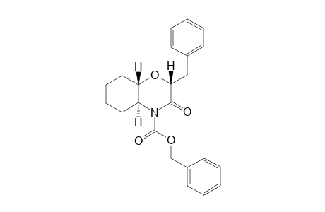 (3R,4AS,8AS)-N-CARBOXYBENZYL-3-BENZYL-4-OXA-PERHYDROCHINOLIN-2-ON
