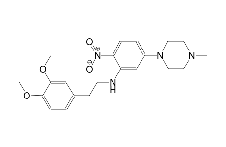benzeneethanamine, 3,4-dimethoxy-N-[5-(4-methyl-1-piperazinyl)-2-nitrophenyl]-