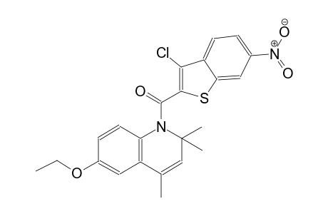 1-[(3-chloro-6-nitro-1-benzothien-2-yl)carbonyl]-6-ethoxy-2,2,4-trimethyl-1,2-dihydroquinoline