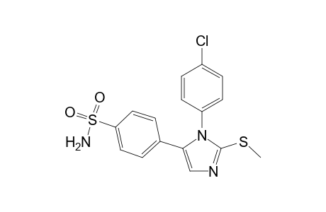 4-[1-(4-Chlorophenyl)-2-methylthioimidazol-5-yl]benzenesulfonamide