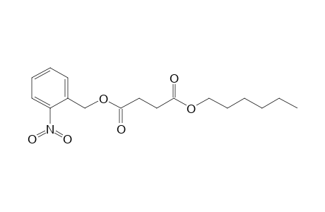 Succinic acid, hexyl 2-nitrobenzyl ester