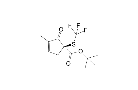(1S)-tert-Butyl 1-trifluoromethanesulfenyl-3-methyl-2-oxocyclopent-3-en-1-carboxylate