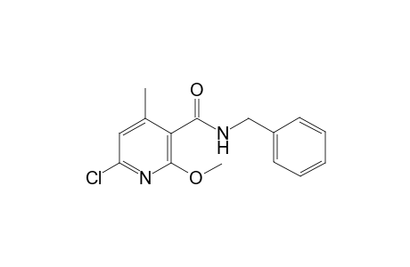 Nicotinamide, N-benzyl-6-chloro-2-methoxy-4-methyl-