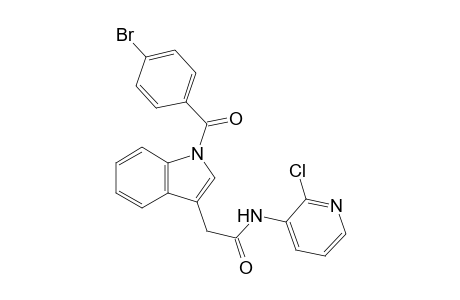 2-[1-(4-bromobenzoyl)indol-3-yl]-N-(2-chloro-3-pyridyl)acetamide