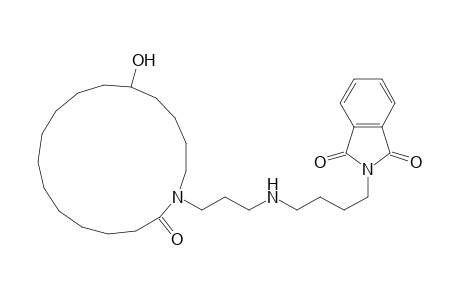 1H-Isoindole-1,3(2H)-dione, 2-[4-[[3-(13-hydroxy-2-oxoazacycloheptadec-1-yl)propyl]amino]butyl]-, (.+-.)-