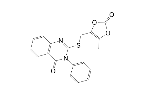 4(3H)-quinazolinone, 2-[[(5-methyl-2-oxo-1,3-dioxol-4-yl)methyl]thio]-3-phenyl-