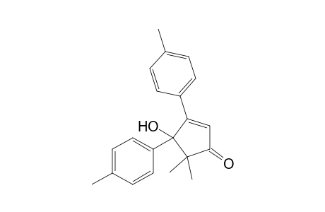 4-Hydroxy-3,4-bis(p-tolyl)-5,5-dimethylcyclopent-2-en-1-one