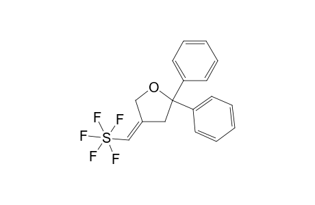 (Z)-4-((Pentafluoro-.lambda.6-sulfaneyl)-methylene)-2,2-diphenyltetrahydrofuran