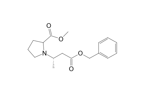 Methyl 1-[(S)-4-(benzyloxy)-4-oxobutan-2-yl]pyrrolidine-2-carboxylate