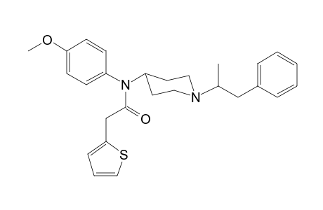 N-4-Methoxyphenyl-2-(thiophen-2-yl)-N-[1-(1-phenylpropan-2-yl)piperidin-4-yl]acetamide
