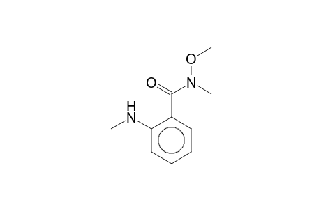 N-Methoxy-N-methyl-2-(methylamino)benzamide