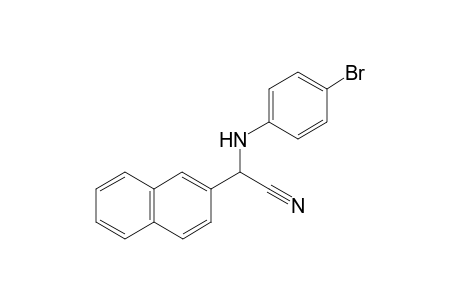 2-((4-bromophenyl)amino)-2-(naphthalen-2-yl)acetonitrile