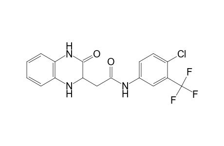 Acetamide, N-(4-chloro-3-trifluoromethylphenyl)-2-(3-oxo-1,2,3,4-tetrahydroquinoxalin-2-yl)-