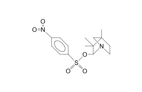 3,3,4-Trimethyl-exo-2-(4-nitro-phenyl-sulfonyloxy)-1-aza-bicyclo(2.2.1)heptane