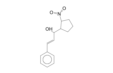 CYCLOPENTANEMETHANOL, 2-NITRO-alpha-(2-PHENYLETHENYL)-, [1alpha(S*),2alpha]-