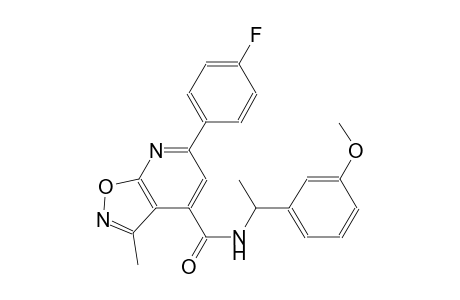 isoxazolo[5,4-b]pyridine-4-carboxamide, 6-(4-fluorophenyl)-N-[1-(3-methoxyphenyl)ethyl]-3-methyl-