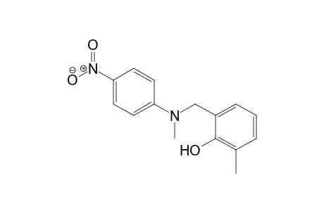 2-Methyl-6-((methyl(4-nitrophenyl)amino)methyl)phenol