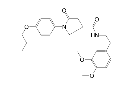 3-pyrrolidinecarboxamide, N-[2-(3,4-dimethoxyphenyl)ethyl]-5-oxo-1-(4-propoxyphenyl)-