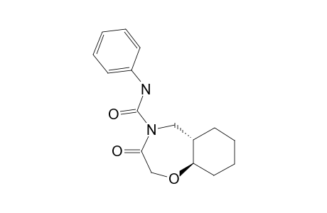 TRANS-4-PHENYLAMINOCARBONYL-PERHYDRO-1,4-OXAZEPIN-3-ONE