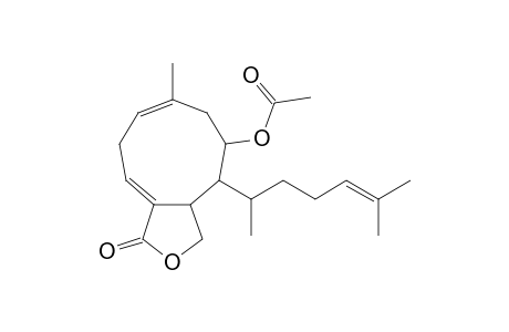 1H-Cyclonona[c]furan-1-one, 5-(acetyloxy)-4-(1,5-dimethyl-4-hexenyl)-3,3a,4,5,6,9-hexahydro-7-methyl-