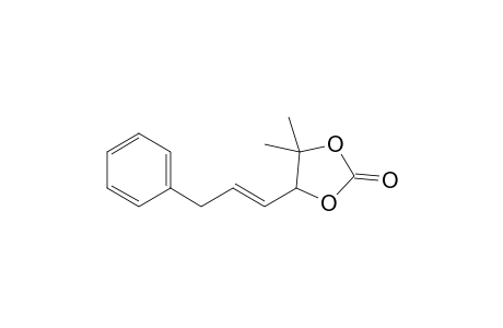 (E)-4,4-Dimethyl-5-(3-phenyl-1-propenyl)-1,3-dioxolan-2-one