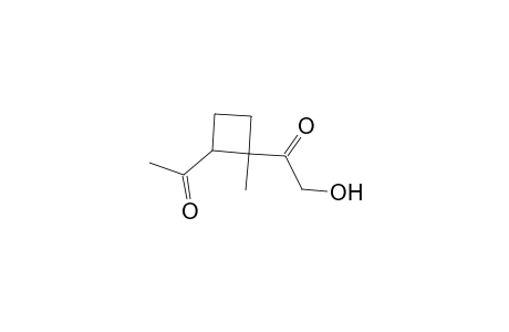 (1R,2S)-2-Acetyl-1-methylcyclobutaneacetic acid