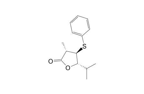 (2S,3R,4S)-4-Isopropyl-2-methyl-3-phenylsulfanyl-4-butanolide