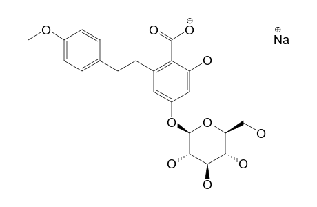 VITTARIN_C;5-GLUCOSYLOXY-3-HYDROXY-4'-METHOXYBIBENZYL-2-CARBOXYLIC_ACID