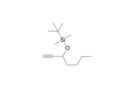 tert-Butyldimethyl(hept-1-yn-3-yloxy)silane