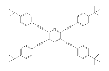 2,3,5,6-Tetrakis((4-tert-butylphenyl)ethynyl)pyridine