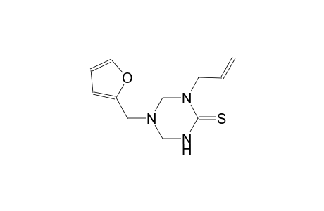 1-allyl-5-(2-furylmethyl)tetrahydro-1,3,5-triazine-2(1H)-thione