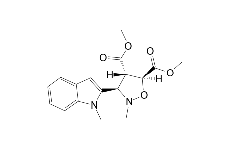 (3S*,4R*,5R*)-4,5-BIS-(METHOXYCARBONYL)-2-METHYL-3-(1'-METHYLINDOL-2'-YL)-ISOXAZOLIDINE