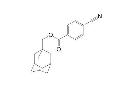 4-Cyanobenzoic acid, 1-adamantylmethyl ester