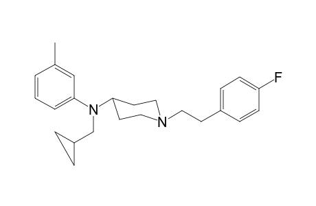 N-Cyclopropylmethyl-1-[2-(4-fluorophenyl)ethyl]-N-3-methylphenylpiperidin-4-amine