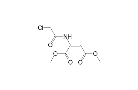 Dimethyl 2-(2-chloroacetamido)meleate