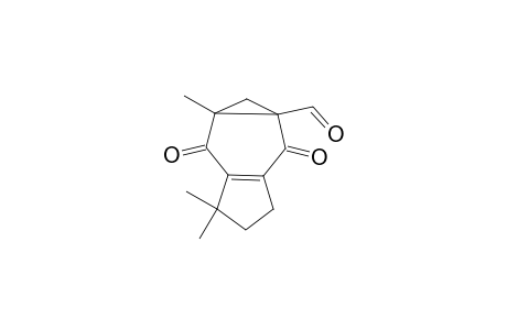 3,10,10-trimethyl-5-formyl-1,7-didehydro-2,6-dioxo-tricyclo[5.3.0(1,7).0(3,5)]decane
