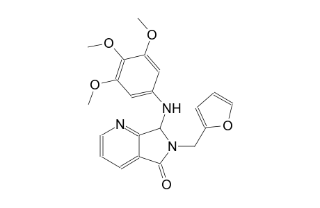 5H-pyrrolo[3,4-b]pyridin-5-one, 6-(2-furanylmethyl)-6,7-dihydro-7-[(3,4,5-trimethoxyphenyl)amino]-