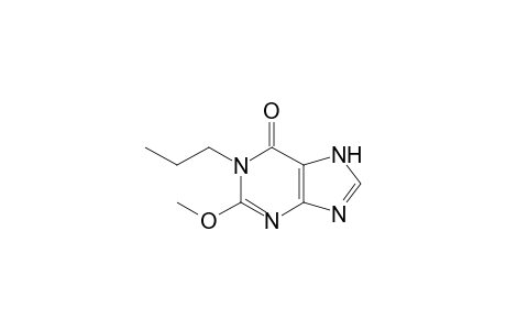 2-Methoxy-1-propyl-7H-purin-6-one