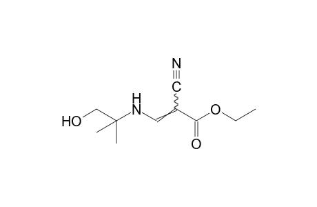 2-cyano-3-[(1,1-dimethyl-2-hydroxyethyl)amino]acrylic acid, ethyl ester