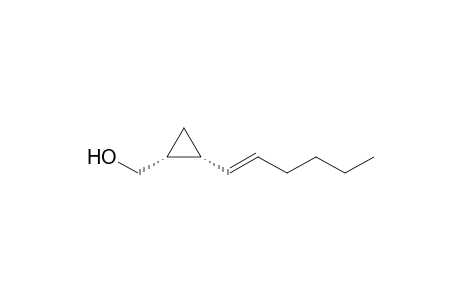 Cyclopropanemethanol, 2-(1-hexenyl)-, [1R-[1.alpha.,2.alpha.(E)]]-