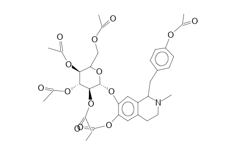 N-METHYLHIGENAMINE 7-O-beta-D-GLUCOPYRANOSIDE HEXAACETATE