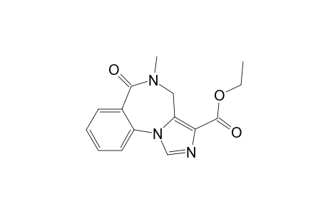 5-Methyl-6-oxo-4H-imidazo[1,5-a][1,4]benzodiazepine-3-carboxylic acid ethyl ester
