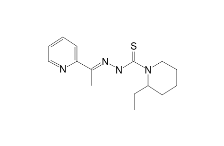 1-Piperidinecarbothioic acid, 2-ethyl-, (1-(2-pyridinyl)ethylidine)hydrazide