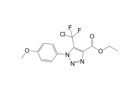 5-Chlorodifluoromethyl-1-(4-methoxyphenyl)-1H-1,2,3-triazole-4-carboxylic acid ethyl ester