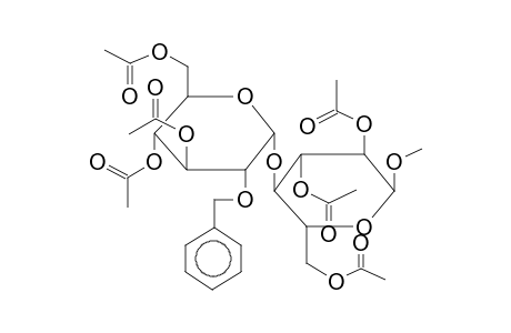 METHYL-2,3,6-TRI-O-ACETYL-4-O-(3,4,6-TRI-O-ACETYL-2-O-BENZYL-ALPHA-D-GLUCOPYRANOSYL)-ALPHA-D-GLUCOPYRANOSIDE